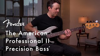 Video thumbnail for Exploring The American Professional II Precision Bass | American Professional II Series | Fender by Fender
