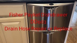 Fisher Paykel Dishwasher DD603 Drain Hose Repair Or Replacement