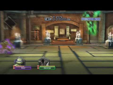TMNT: Smash-Up - Wi-Fi Tournament - RedTurtle [Donatello] vs GeorgeThePlushie [Foot Ninja]