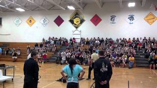 preview picture of video 'Explosion rocks Illini Central gym during assembly'