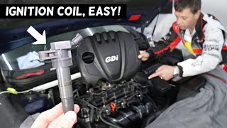 KIA OPTIMA IGNITION COIL REPLACEMENT REMOVAL