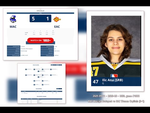 2025 09 21 - 2025-26 - DEBL game #1006 - MAC Marilyn Budapest vs EAC Women Capitals (5-1)