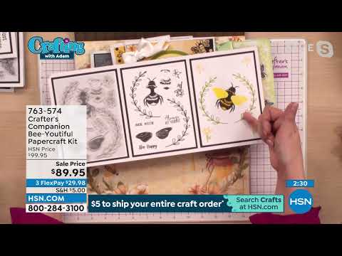 Crafter's Companion BeeYoutiful Papercraft Kit