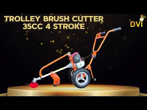 DVI 35CC stroke Trolley Brush Cutter/ used for agriculture