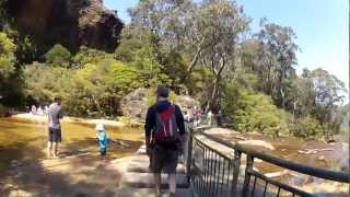 preview picture of video 'Wentworth Falls to Slack Stairs hike'