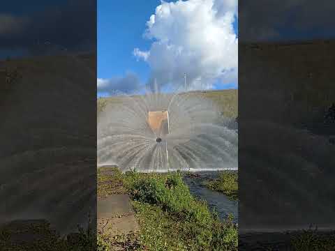 Rabo do Pavão Açude do Buiu Olho Dagua PB Formou Arco-íris Com Água e Sol #shorts #100 #sitio #agro