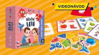 DŘEVĚNÉ LOTO KVÍDO - hledej podle hmatu