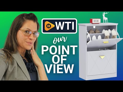 Shoe Cabinet with 2 Flip Drawers - WTI product video review