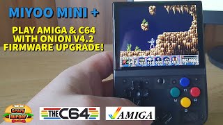 Play Amiga & C64 On Miyoo Mini Plus With Onion V4.2 Firmware Upgrade!
