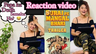 SURAJ PE MANGAL BHARI | Diljit Dosanjh | Manoj Bajpayee | Fatima | This Diwali | Trailer REACTION!!
