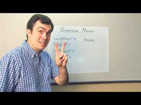 Possessive Nouns. 'S or S' ? (Learn English)