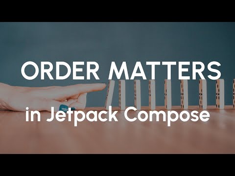 The order of your Jetpack Compose modifiers matters – Alex Styl