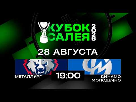 Металлург - Динамо-Молодечно | 28.08.2026 | Кубок Салея | Прямая трансляция