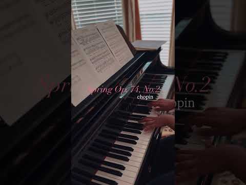 🌸 “the spring (wiosna), op. 74, no.2” (piano cover) | chopin
