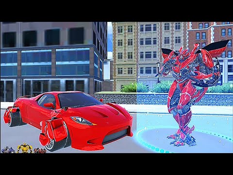 Transformers Robot Action Car Game 2021: Robot Transform Truck Transportation - Android Gameplay