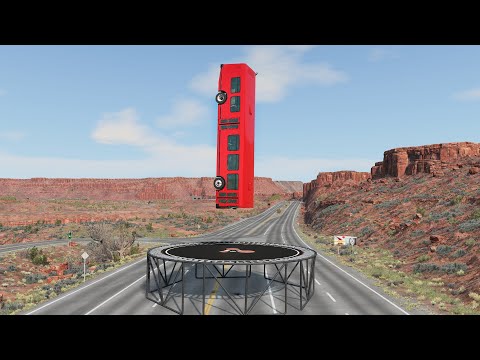 Cars vs Gravity of Earth, Moon, Mars, Sun, Jupiter and other - BeamNG Drive
