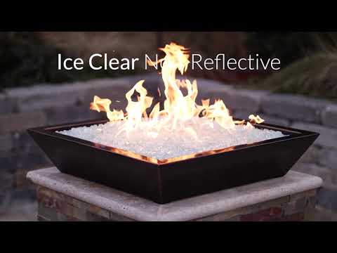 Ice Clear Non Reflective Fire Glass | BBQGuys Signature Series Video