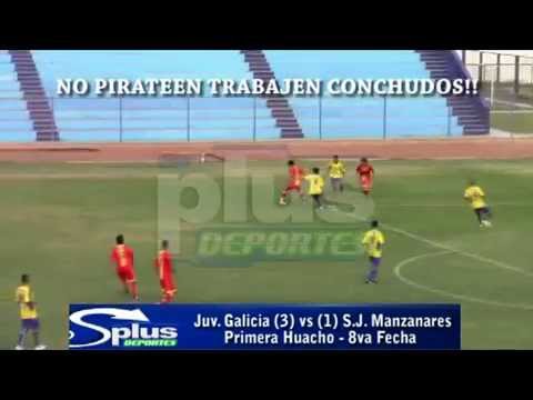 JUV. GALICIA (3) vs (1) S.J. MANZANARES - FÚTBOL HUACHANO - 8VA FECHA 2015.