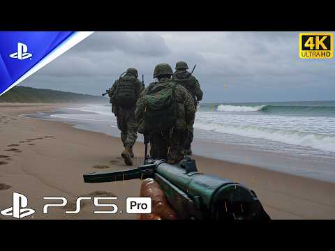 (PS5 PRO) NORMANDY INVASION 1944 | Realistic ULTRA Graphics Gameplay [4K 60FPS HDR] Call of Duty WW2