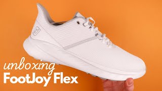 Unboxing the FootJoy Flex Men's Golf Shoes (ASMR)