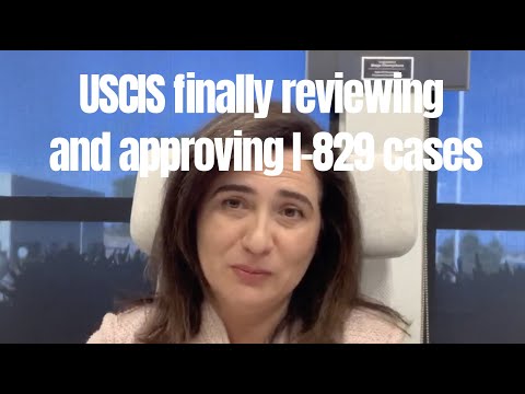 USCIS finally reviewing and approving I-829 cases