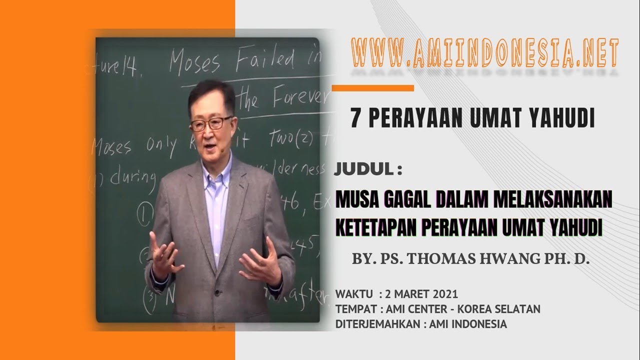 #14 MUSA GAGAL DALAM MENETAPKAN PERAYAAN UMAT YAHUDI [Inggris 🔉 + Ind 💬] | 7 PERAYAAN UMAT YAHUDI