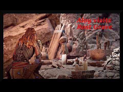 Aloy visits Rost Grave before final battle - Horizon Zero Dawn - Part 57