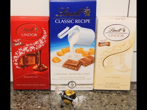 Lindt Lindor Milk & White Chocolate Truffle Pieces, 70% Cocoa & Classic Caramel with Sea Salt Review