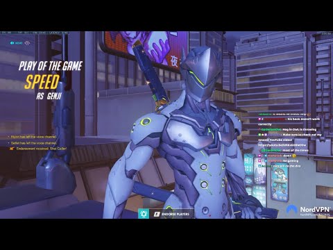 Overwatch This Is How Fastest Genji God Necros Really Plays -POTG-