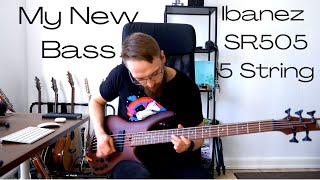 Video thumbnail for TESTING MY NEW 5 STRING BASS IBANEZ SR505E-BM by Teemu Rämö
