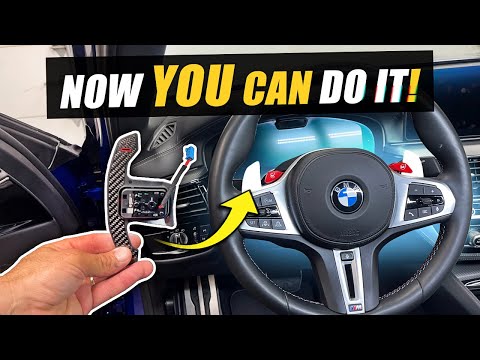 BMW Paddle Shifters DIY Install (F90, G20, G30, G80, G82)