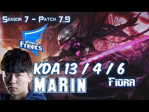AFs MaRin FIORA vs KLED Top - Patch 7.9 KR Ranked