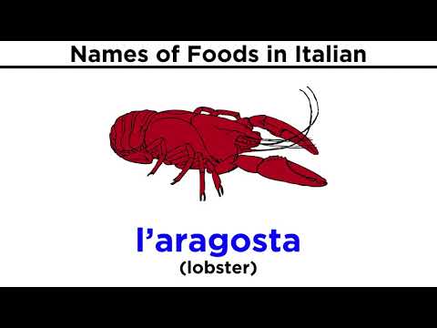 Italian Vocabulary: Food