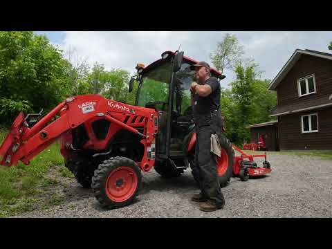 691 Mowing and Trimming. Kubota LX2610 Tractor. LandPride FDR1660 Finish Mower. STIHL Trimmer.   4K