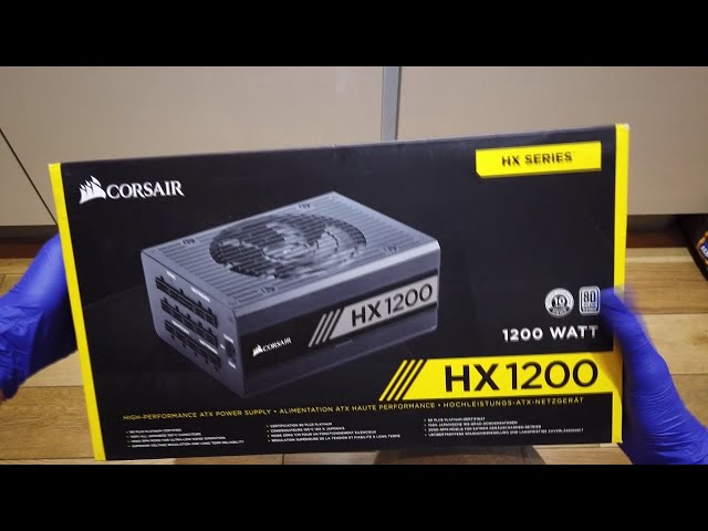 Nguồn Máy Tính Corsair HX1200 (1200W | 80 Plus Platinum | Fully Modular)
