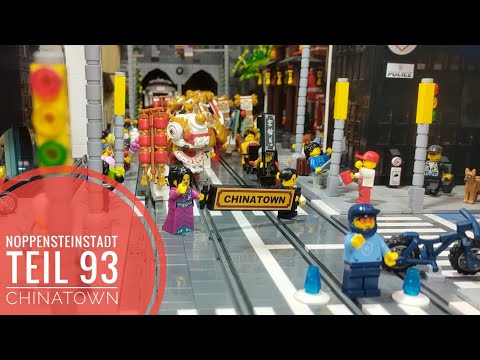 Noppensteinstadt - Teil 93 Chinatown wird fertig // BlueBrixx Lego