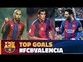 Ronaldo & Rivaldo & Messi:  3 gorgeous goals against Valencia