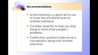 Benefits Of Active Listening