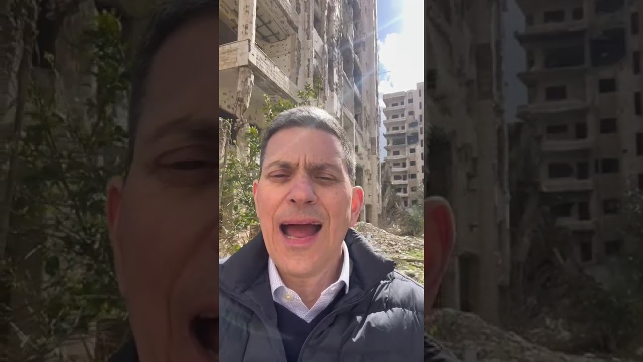 David Miliband in Homs