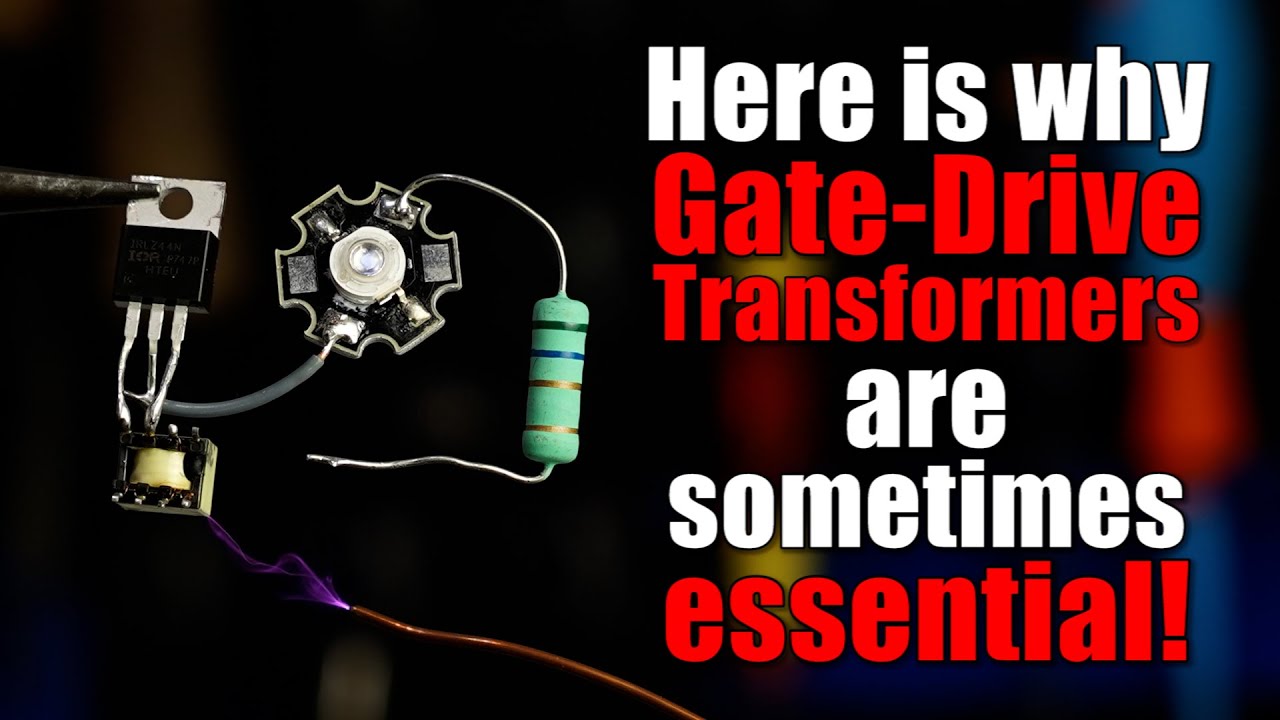 Here is why Gate-Drive Transformers are sometimes essential! MOSFET Driver Part 2 (Potential-free)