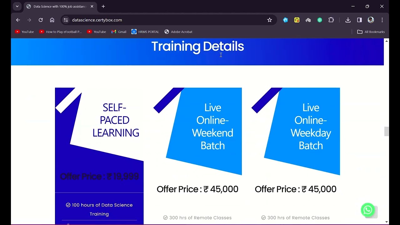 CertyBox Data Science Course