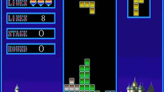 Sharp X68000 Game: Tetris (1988 Bullet-Proof Software, Inc)