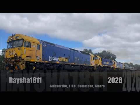 7734V - G540-X50-G527-G523 (PacNat Grain) Murgheboluc - Australian Trains by Raysha1811