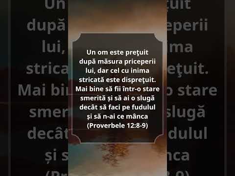 #Proverbele 12:8-9 #Biblia #Biserica #Hristos #VersetulZilei