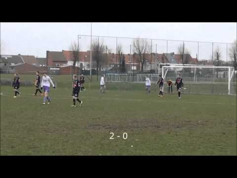 U16 (Nat. D) SW Harelbeke - Coxyde 4-0 Goals & hoogtepunten SWH (25 jan 2014)