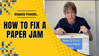 How To Fix A Massive Paper Jam In A Shredder / How To Unjam A Shredder