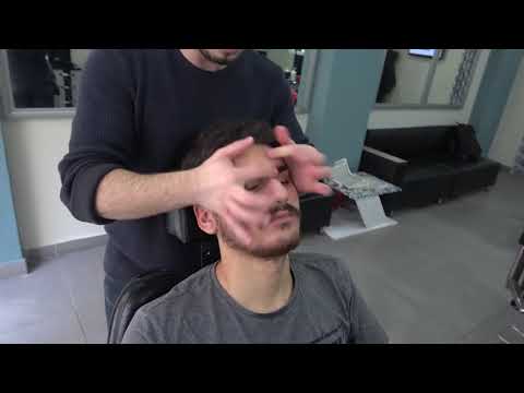 Turkish Barber Massage Therapy | Head Massage | Face Massage | Unintentional ASMR