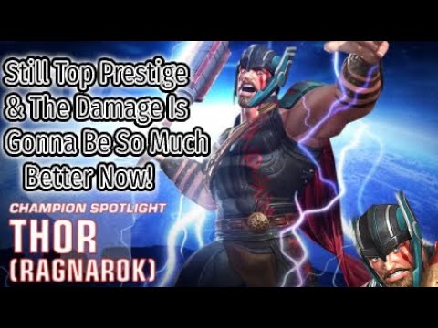 Thor Ragnarok Buffed Abilities Breakdown! The Damage Seems Pretty Decent Now! | MCOC