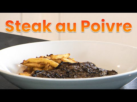 Uncover the Secret to Perfect Steak au Poivre in Minutes! #cookingchannel #frenchcuisine #steak