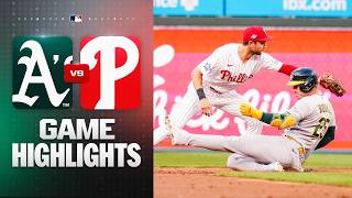 Athletics vs. Phillies Game Highlights (5/6/26) | MLB Highlights
